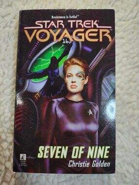 Star Trek Voyager Seven Of Nine Paperback Christie Golden 1998 Pocket Books